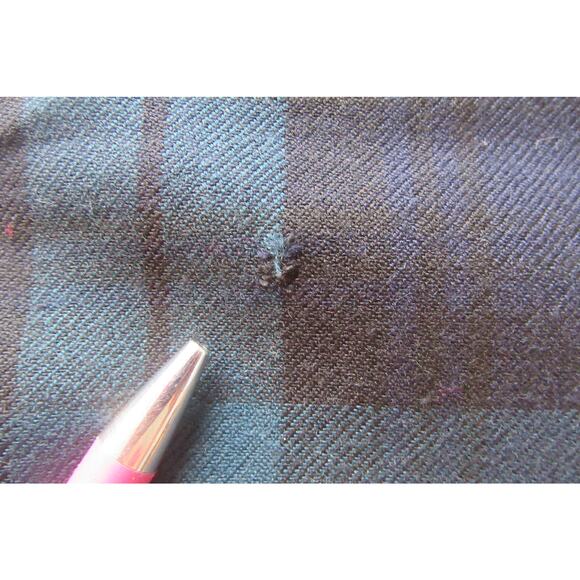 Alanni By Donny Brook 100% Wool Blue/Green Plaid Skirt Women 14  Made In Ukraine - Picture 5 of 12